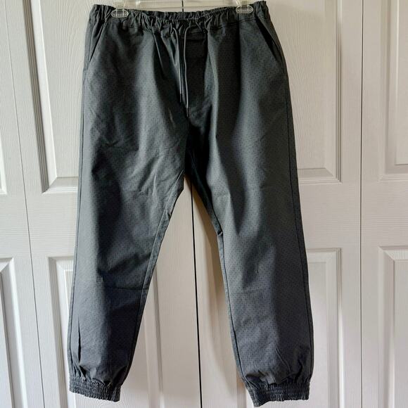 NWOT Major Threads Men’s XXL Pinn Trouser jogger pants grey polka dots on grey. - Picture 1 of 8